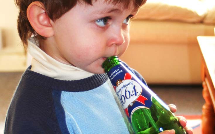 детский алкоголизм